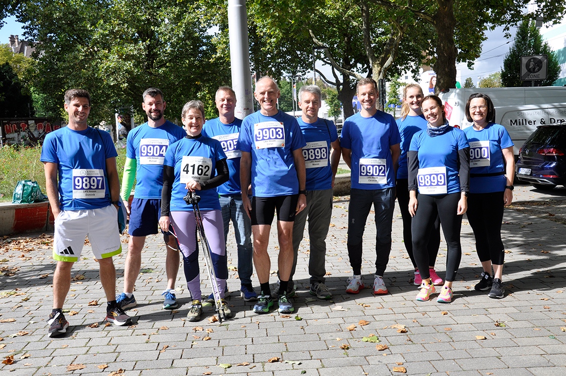 Tema LWV bei Vorbereitungen zum Kassel-Marathon 2024